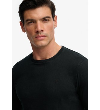 Superdry Klasyczna koszulka w kolorze czarnym