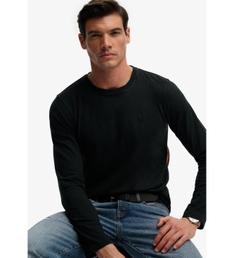 Superdry Klasyczna koszulka w kolorze czarnym