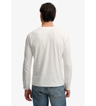 Superdry Klasyczny T-shirt w kolorze białym