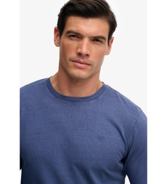 Superdry Klasyczny T-shirt w kolorze niebieskim