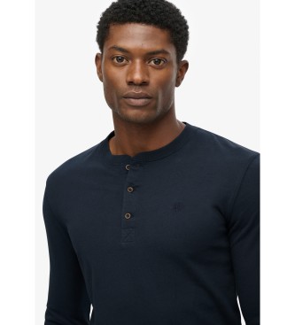 Superdry Polo Classic Essential grandad navy
