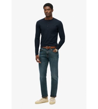 Superdry Polo Classic Essential grandad navy