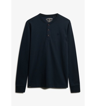 Superdry Polo Classic Essential grandad navy