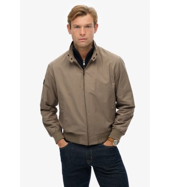 Superdry Klassisk Harrington-jakke, beige