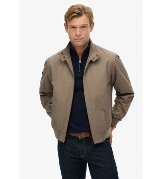 Superdry Klassisk Harrington-jakke, beige