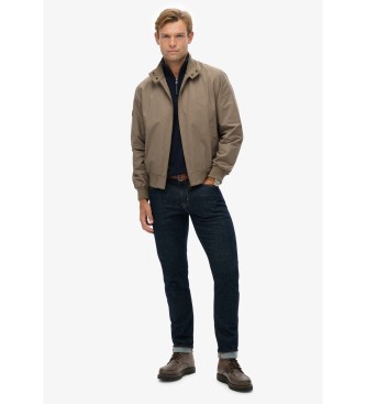 Superdry Klassisk Harrington-jakke, beige