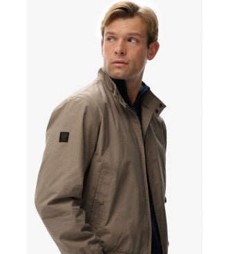 Superdry Klassisk Harrington-jakke, beige