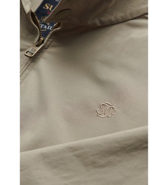 Superdry Klassisk Harrington-jakke, beige
