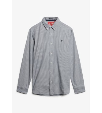 Superdry Classic Oxford L/S Hemd grau