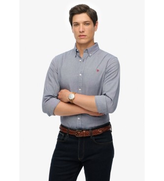Superdry Camia Classic Oxford azul