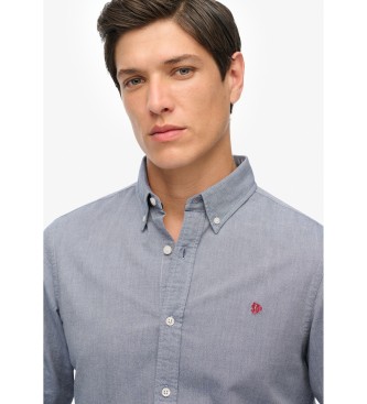 Superdry Camia Classic Oxford azul