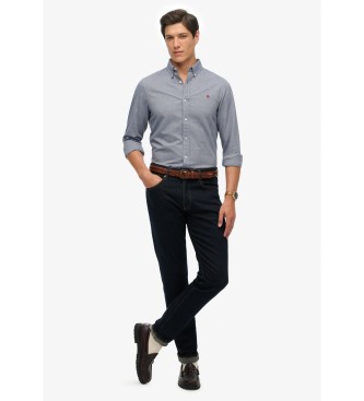 Superdry Camia Classic Oxford azul