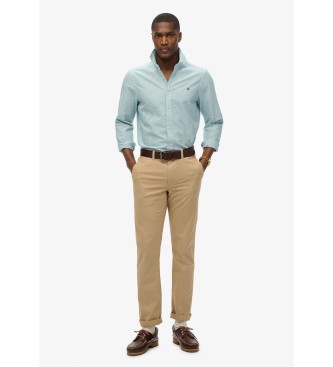 Superdry Srajca Classic Oxford L/S zelena