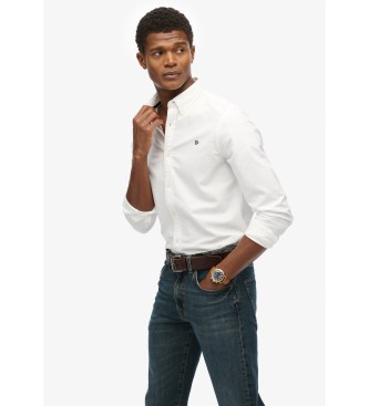 Superdry Srajca Classic Oxford L/S bela