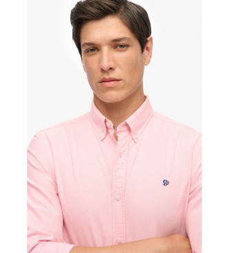 Superdry Srajca Classic Oxford L/S roza