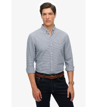 Superdry Camia Classic Oxford azul