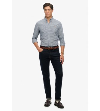 Superdry Camia Classic Oxford azul