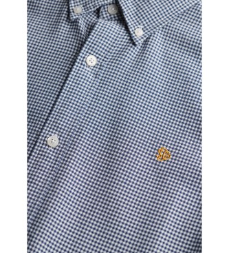 Superdry Camia Classic Oxford azul