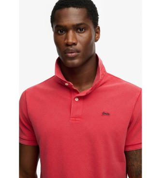 Superdry Polo Classic Pique red