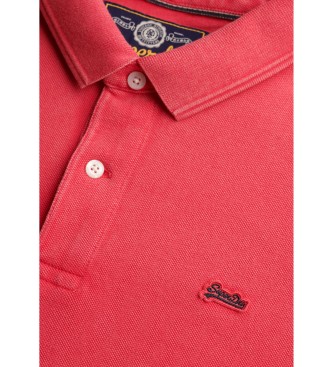Superdry Polo Classic Pique red