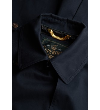 Superdry Klassischer Trenchcoat navy