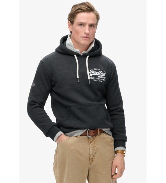 Superdry Sweatshirt Classic Vl Graphic svart