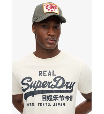 Superdry T-shirt clssica Vl Graphic branca