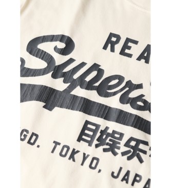 Superdry Camiseta Classic Vl Graphic blanco