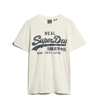 Superdry T-shirt bianca classica Vl Graphic