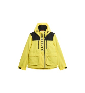 Superdry Cappotto Ult color block giallo