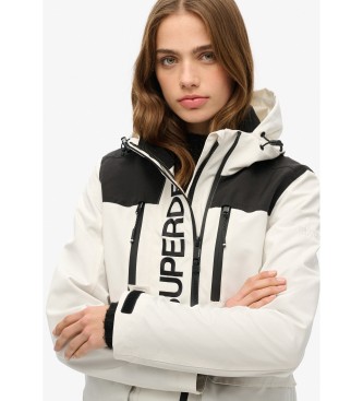 Superdry Płaszcz wiatrówka Colour Block Ult biały