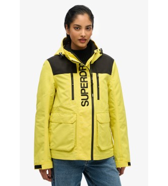 Superdry Płaszcz wiatrówka Colour Block Ult żółty
