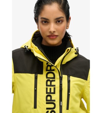 Superdry Płaszcz wiatrówka Colour Block Ult żółty