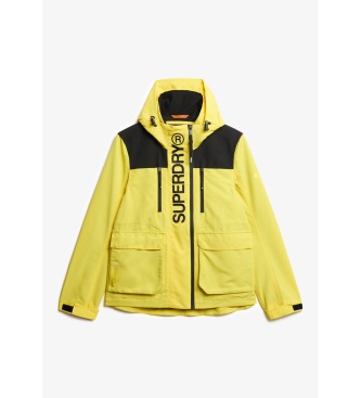 Superdry Płaszcz wiatrówka Colour Block Ult żółty