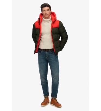 Superdry Veste polaire colore grise