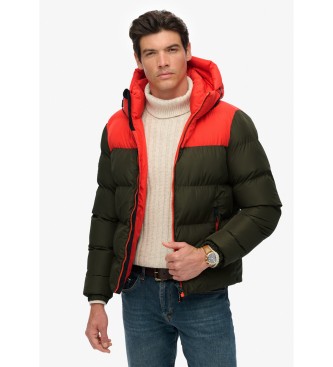 Superdry Veste polaire colore grise
