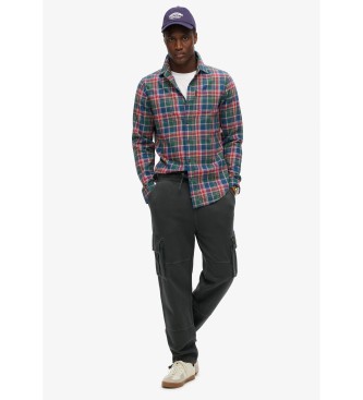 Superdry Baggy cargo jogger trousers black