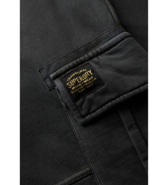 Superdry Baggy cargo jogger trousers black