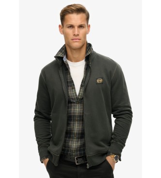 Superdry Chaqueta de chndal con pespuntes en contraste negro