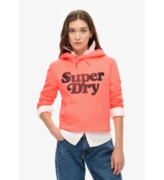 Superdry Bluza Cooper w kolorze koralowym