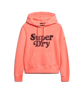 Superdry Sudadera Cooper Tonal coral