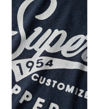 Superdry T-shirt Workwear de la gamme Copper Label navy