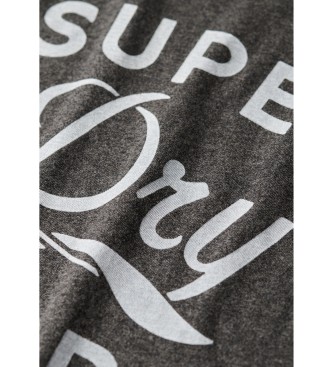 Superdry T-shirt grigia da lavoro Copper Label