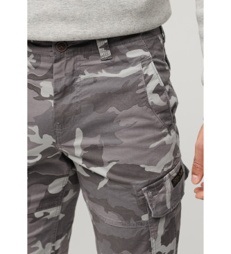 Superdry Vojaške kratke hlače bermuda Core grey