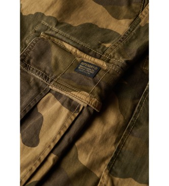 Superdry Spodnie Cargo Core w kolorze brązowym