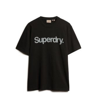 Superdry Koszulka Core City czarna