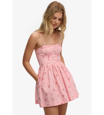 Superdry Cami dress pink