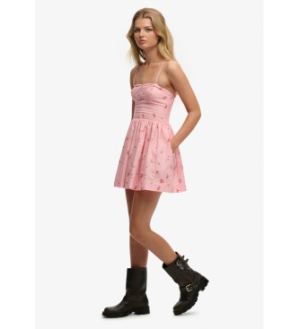 Superdry Cami dress pink