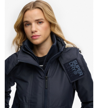 Superdry Giacca Antivento Artico con Cappuccio blu marino