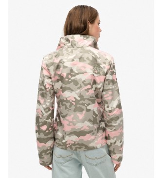 Superdry Jacke Windjacke Mountain Windbreaker rosa Camouflage
